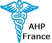 AHP logo bleu blanc